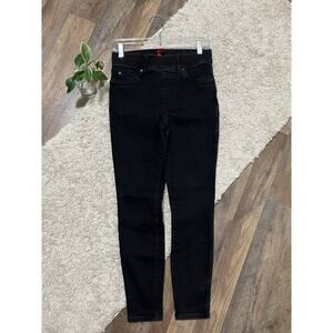 Spanx Size Small Black High Waisted Tummy Shaping Pull-On Jegging Skinny Jeans